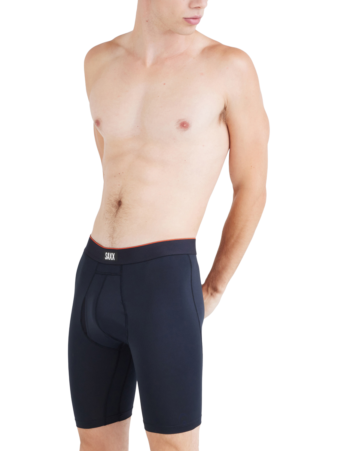 Product image 4 of 6, which shows SAXX Multi Sport Mesh Logo Trunks, Pack of 2, Multi Multi, S