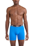 Saxx Essential Performance Mesh Boxer Brief, Pack of 3, Blue Bright