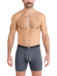SAXX Essential Cotton Boxer Briefs, Pack of 3, Multi