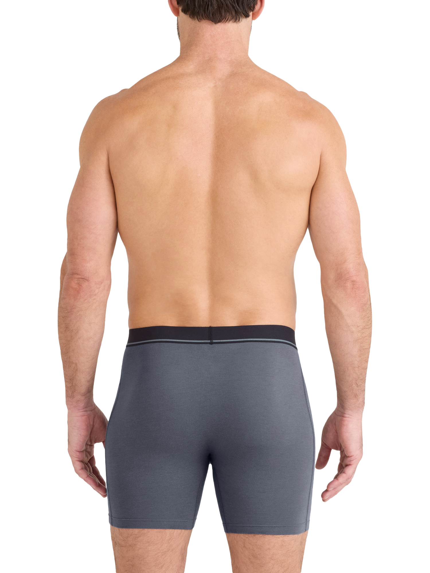 Product image 3 of 7, which shows SAXX Essential Cotton Boxer Briefs, Pack of 3, Multi, S