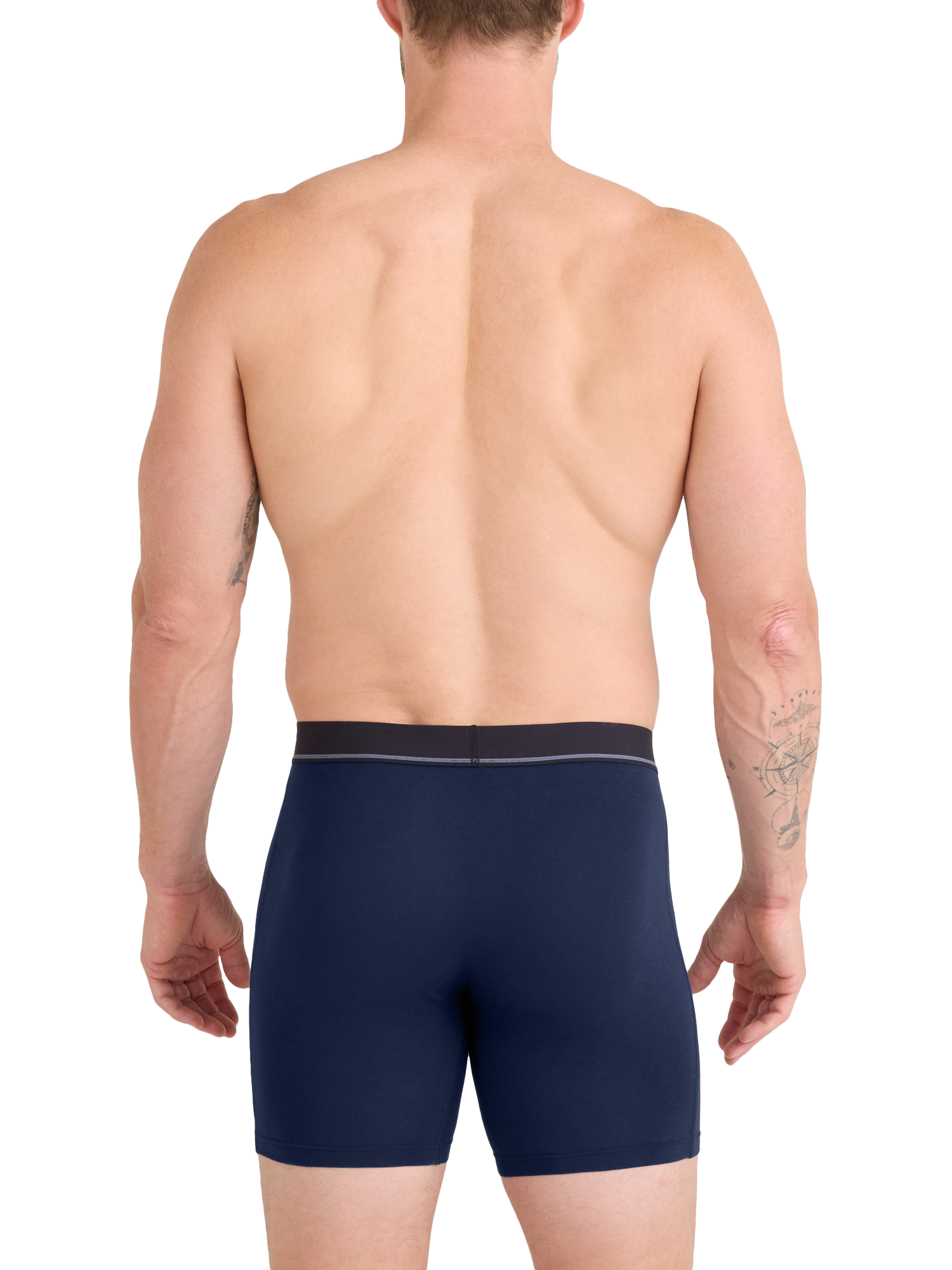 Product image 5 of 7, which shows SAXX Essential Cotton Boxer Briefs, Pack of 3, Multi, S