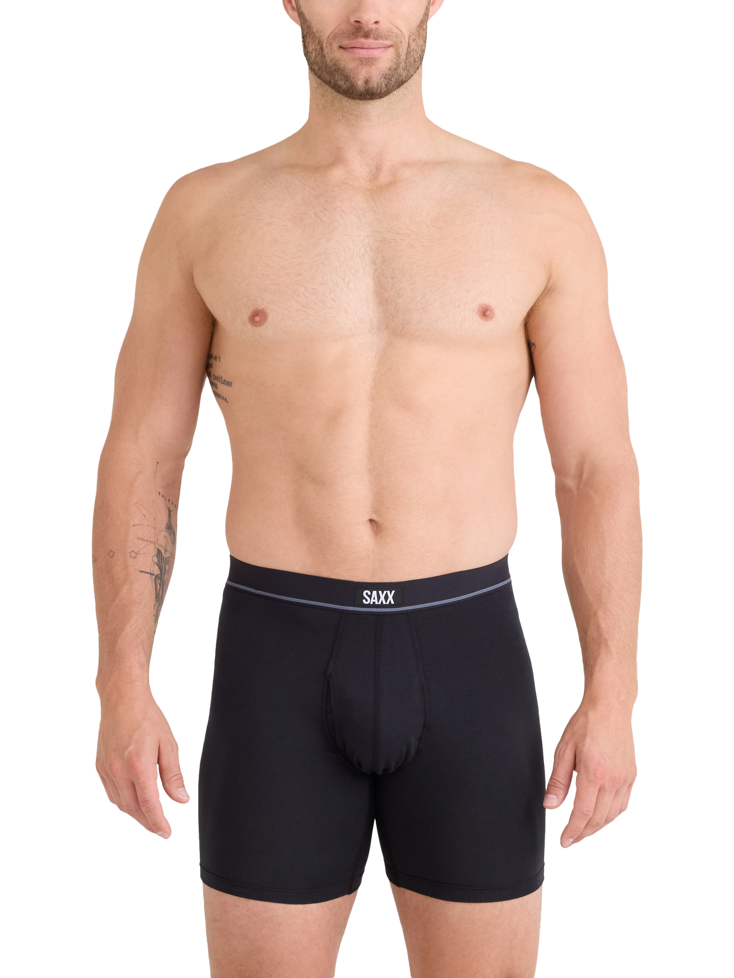 Product image 6 of 7, which shows SAXX Essential Cotton Boxer Briefs, Pack of 3, Multi, S