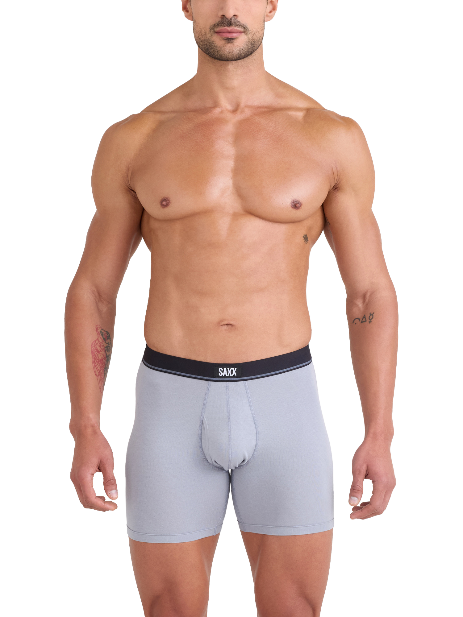 Product image 2 of 7, which shows Saxx Essential Boxer Briefs, Red Maroon, S