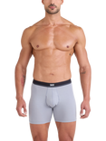 Saxx Essential Boxer Briefs, Red Maroon