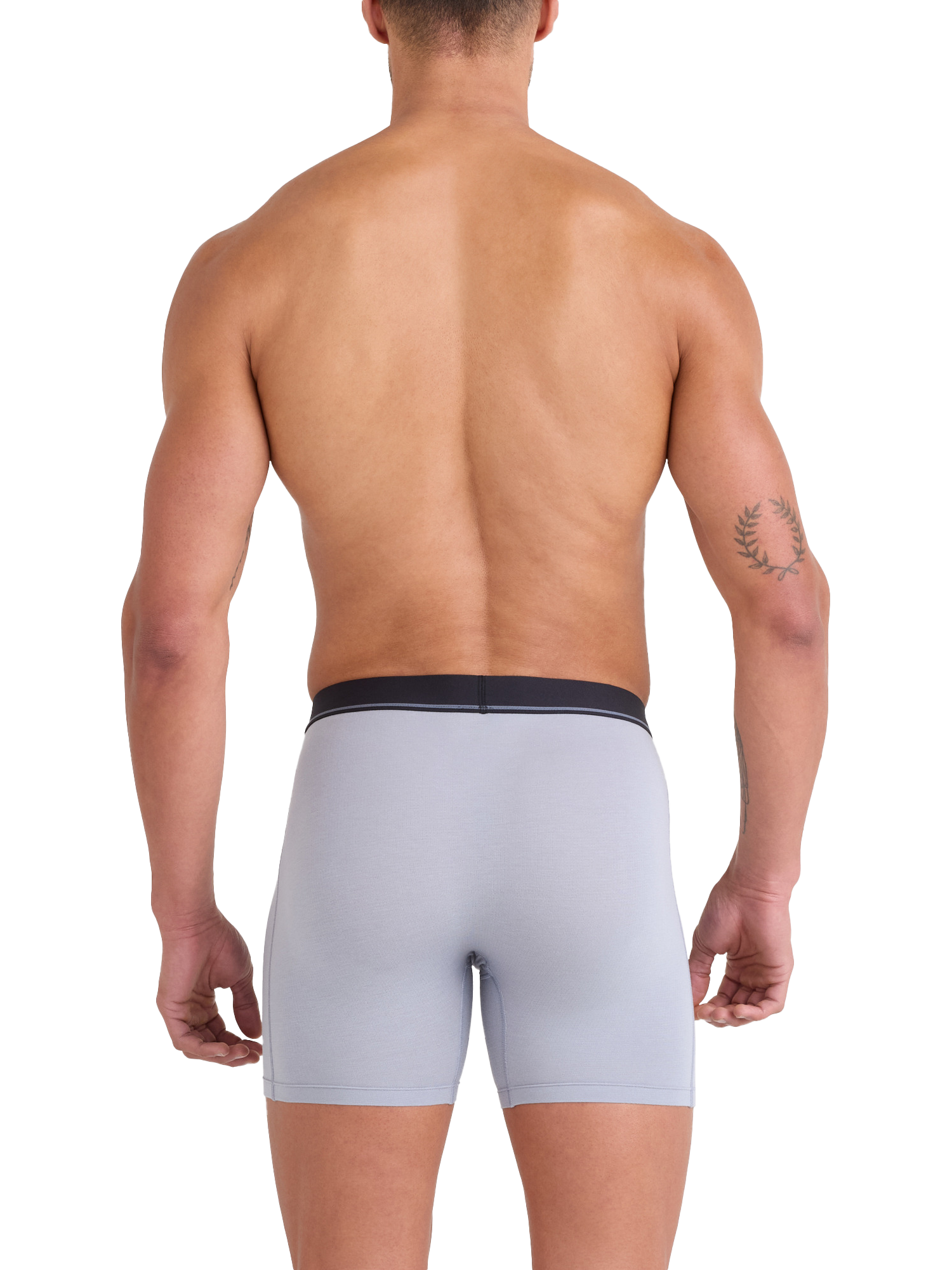 Product image 3 of 7, which shows Saxx Essential Boxer Briefs, Red Maroon, S