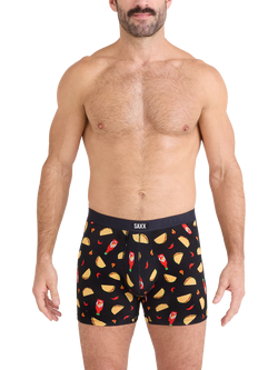 SAXX Vibe Xtra Soft Comfort Boxer Brief 6", Pack of 2, Black/Multi - view 2, Black/Multi