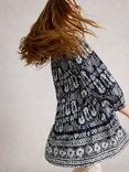 White Stuff Marta Abstract Tunic Top, Navy/Multi