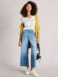 White Stuff Nelly Stripe T-Shirt, White/Multi