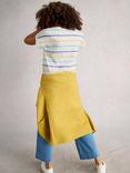 White Stuff Nelly Stripe T-Shirt, White/Multi
