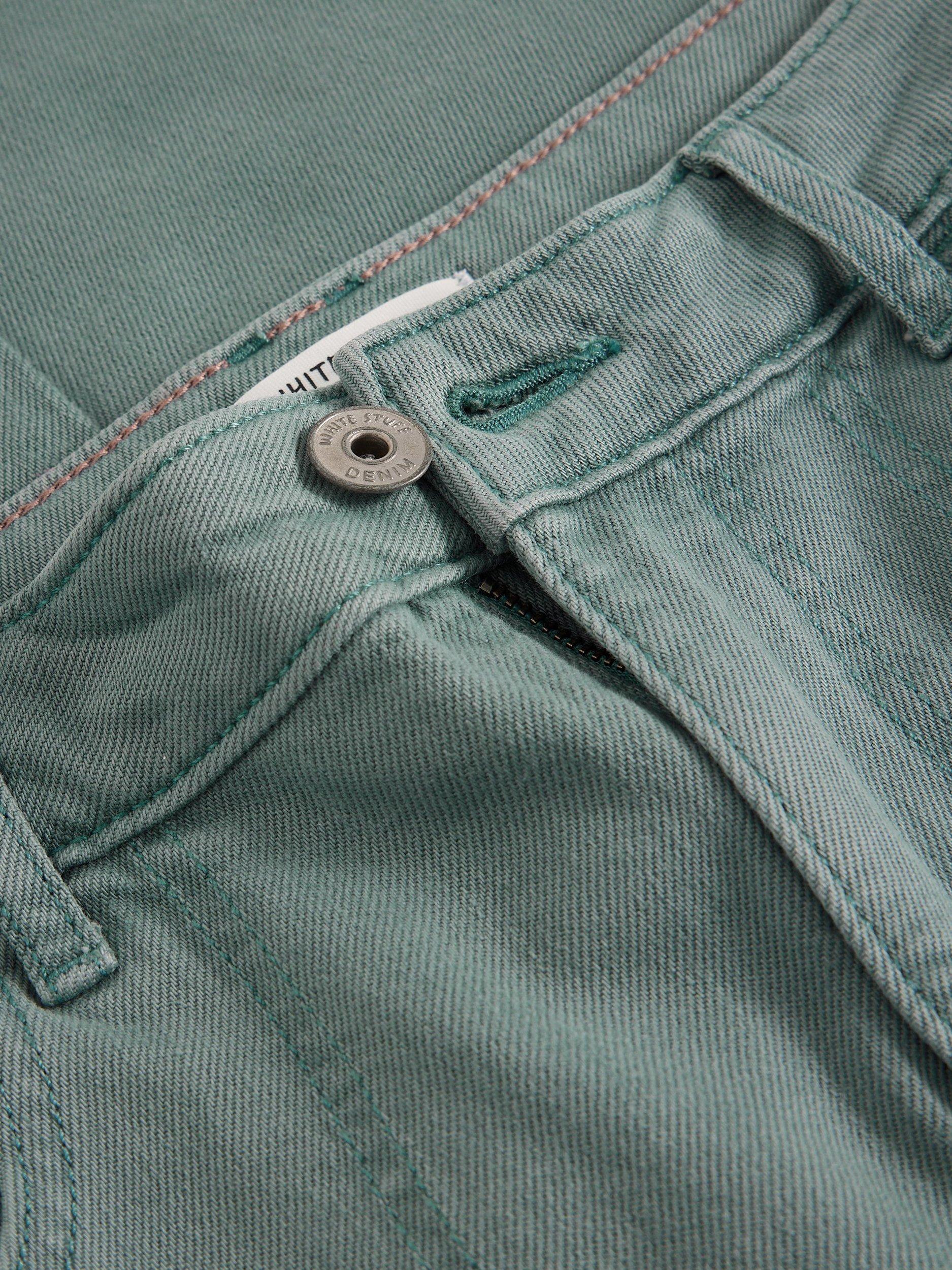 Product image 6 of 6, which shows White Stuff Tia Wide Leg Jeans, Mid Blue, 6S