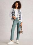 White Stuff Twister Organic Cotton Linen Blend Chino Trousers