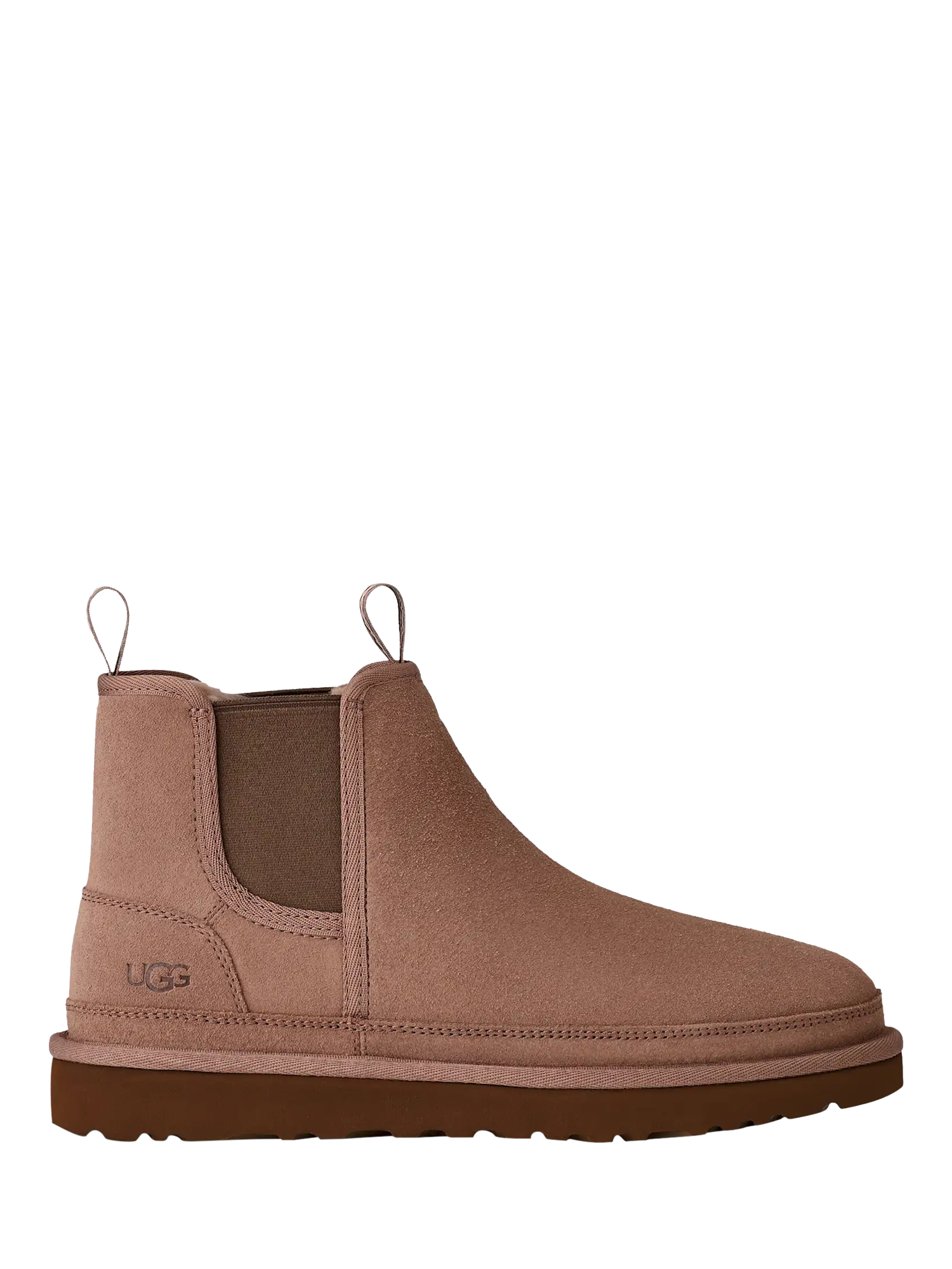 Product image 1 of 4, which shows UGG Neumel Suede Ankle Boots, Rocky Oak, 8