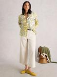 White Stuff Sophie Abstract Shirt, Yellow/Multi