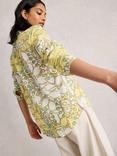 White Stuff Sophie Abstract Shirt, Yellow/Multi