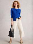White Stuff Lulu Long Sleeve Cardigan, Blue