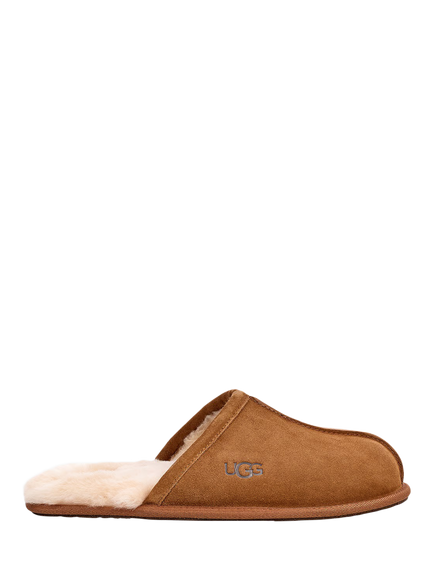 UGG Scuff Slippers, Black, Chestnut