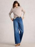 White Stuff Olive Organic Cotton Blend Round Neck Jumper