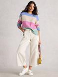 White Stuff Victoria Block Stripe Jumper, Natural/Multi