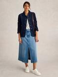 White Stuff Carrie Corduroy Jacket, Dark Navy