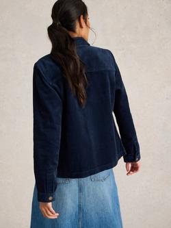 White Stuff Carrie Corduroy Jacket, Dark Navy - view 2, Dark Navy