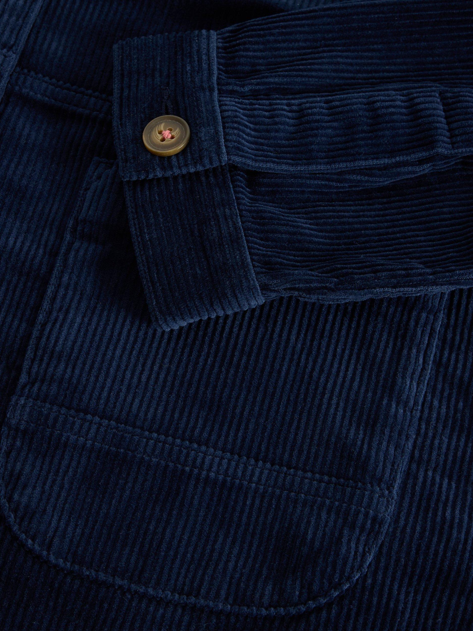 Product image 6 of 6, which shows White Stuff Carrie Corduroy Jacket, Dark Navy, 6