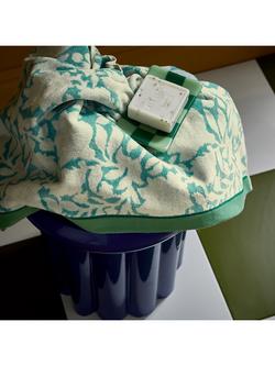 Land & Shore Rowallane Towels - view 2, Green