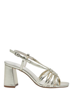 Rainbow Club Calista Strappy Sandals, Champagne Metallic
