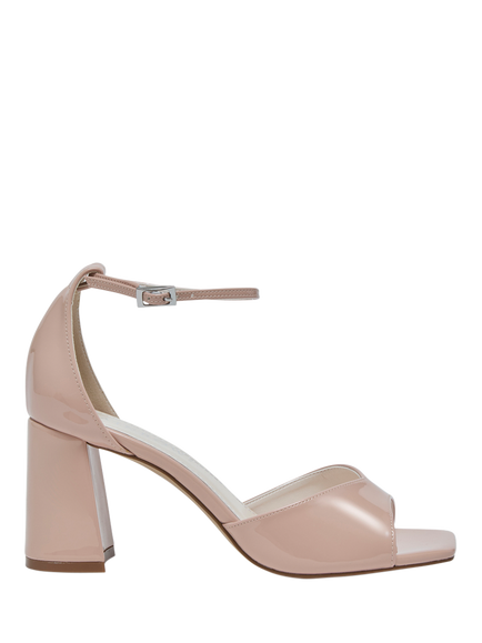 Rainbow Club Solange Patent Block Heel Sandals, Blush, Blush
