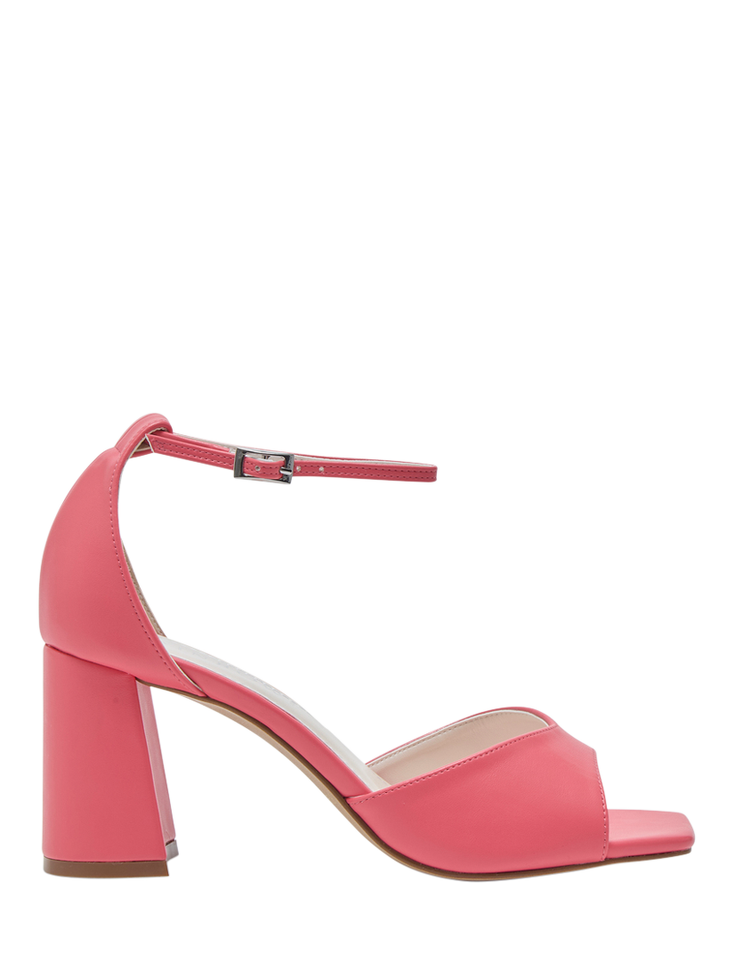Product image 1 of 4, which shows Rainbow Club Solange Block Heel Sandals, Coral, 3S