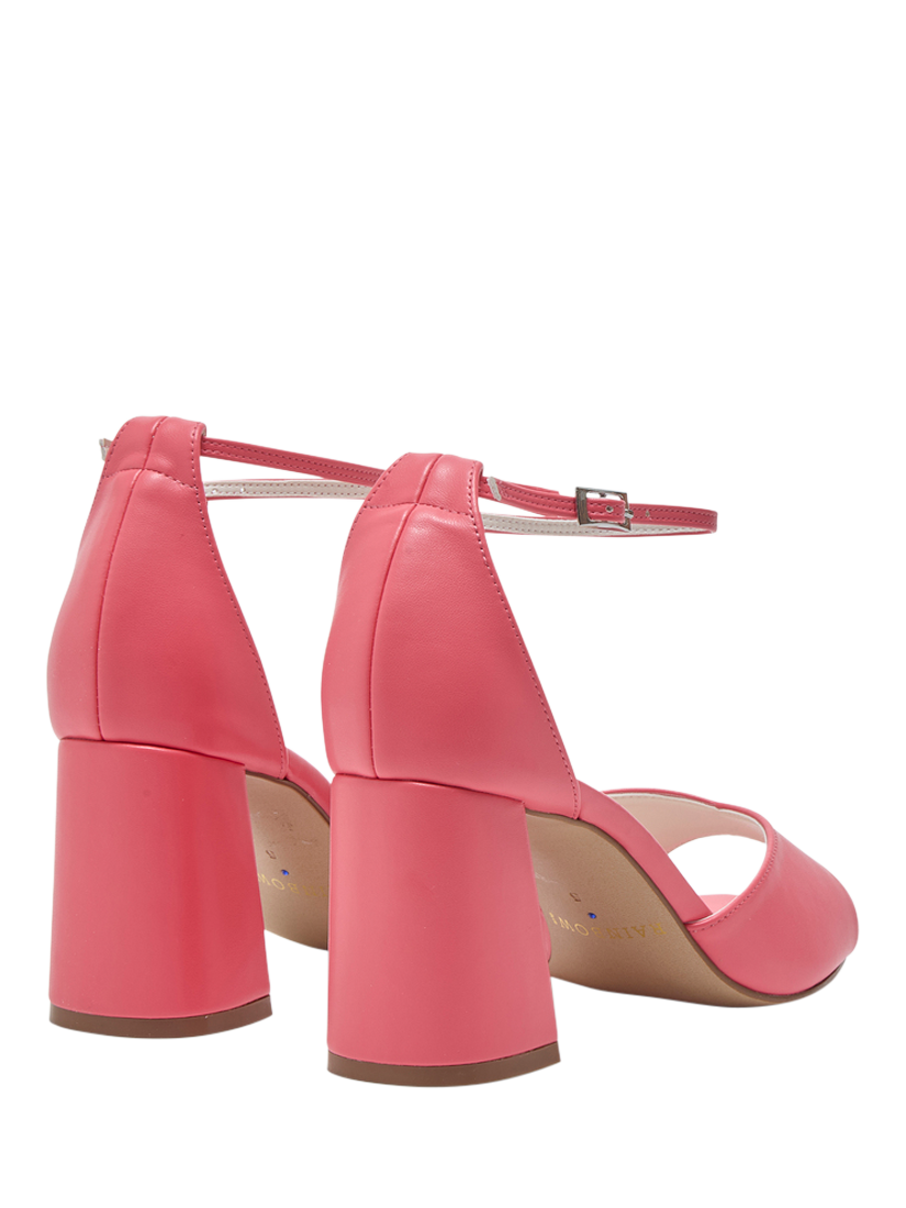 Product image 3 of 4, which shows Rainbow Club Solange Block Heel Sandals, Coral, 3S