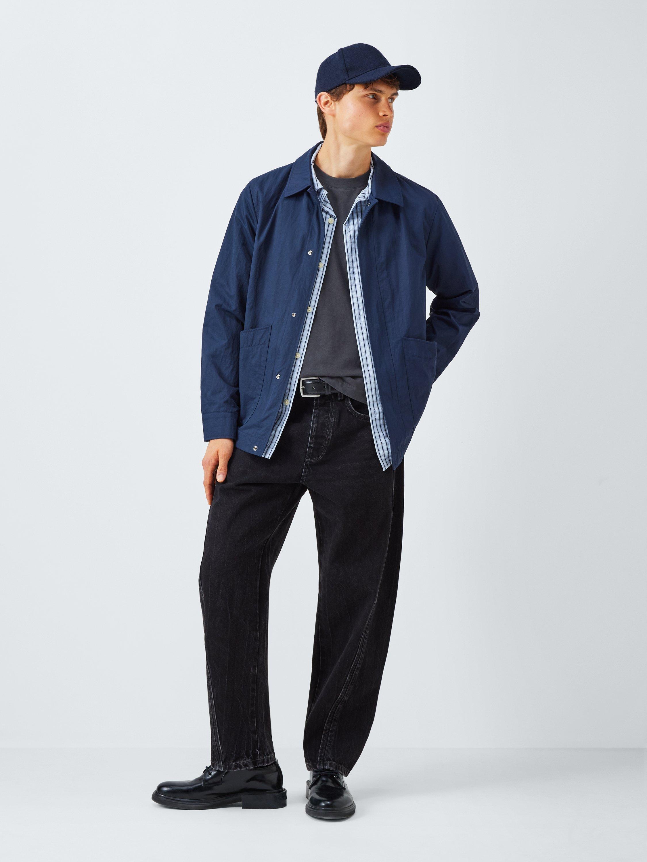 Product image 3 of 6, which shows Kin Garment Dyed Cotton T-Shirt, Meteorite, S