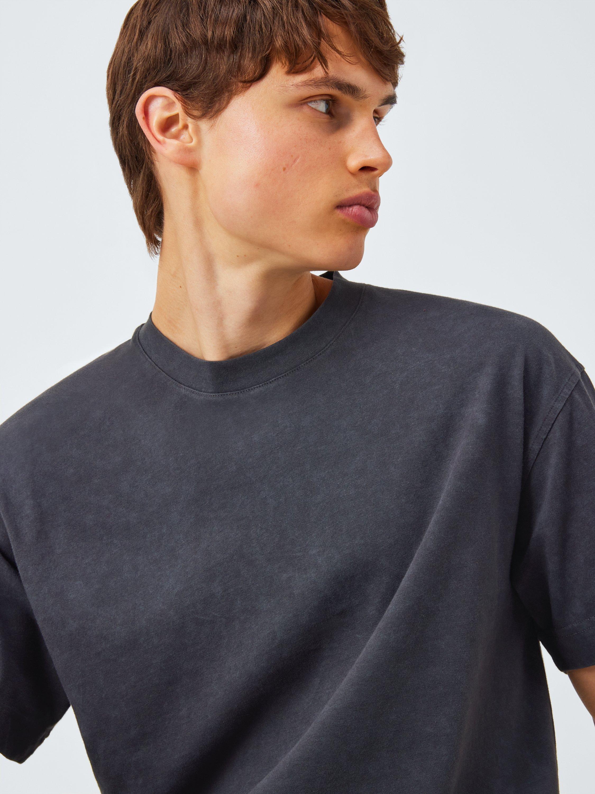 Product image 5 of 6, which shows Kin Garment Dyed Cotton T-Shirt, Meteorite, S