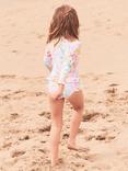 Angel & Rocket Kids' Floral UPF 50+ Long Sleeve Swimsuit, Multi