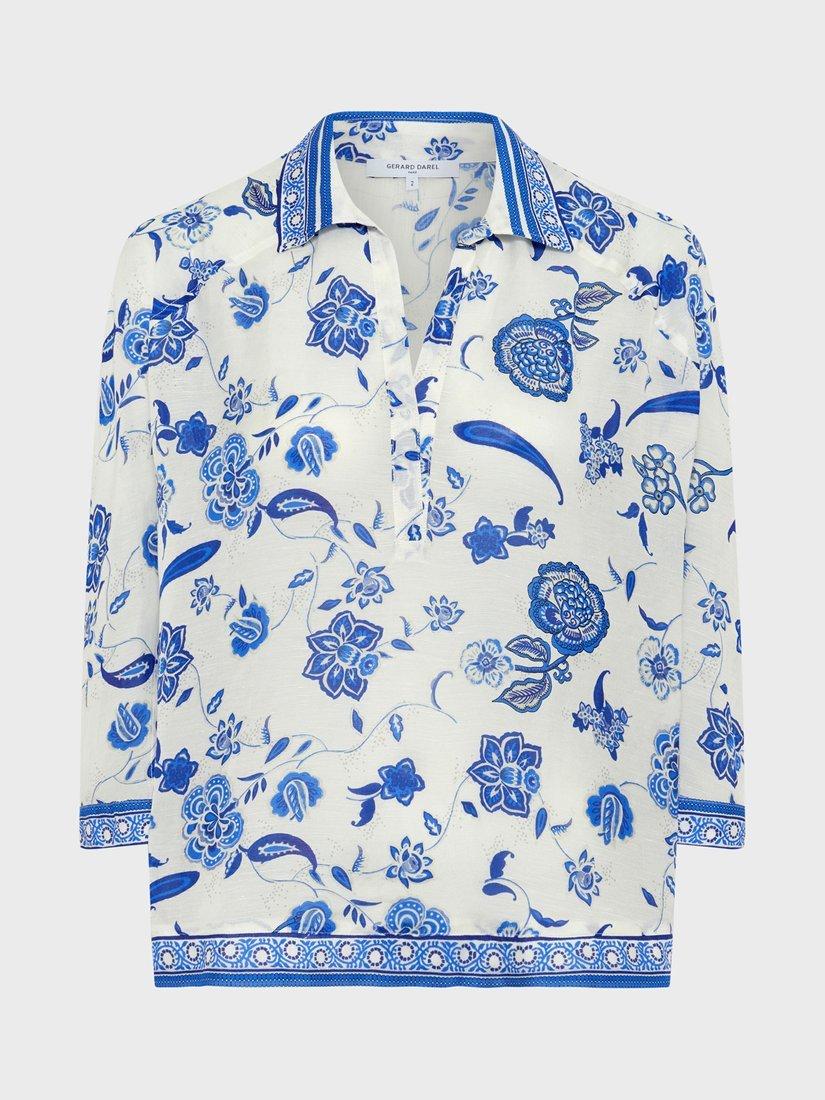 Product image 1 of 2, which shows Gerard Darel Umbrine Blouse, Natural, 10