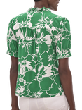 Pure Collection Jer Blouse, Green/Multi