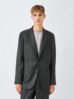 John Lewis J. Lewis The Flannel Suit Jacket, Grey Flannel