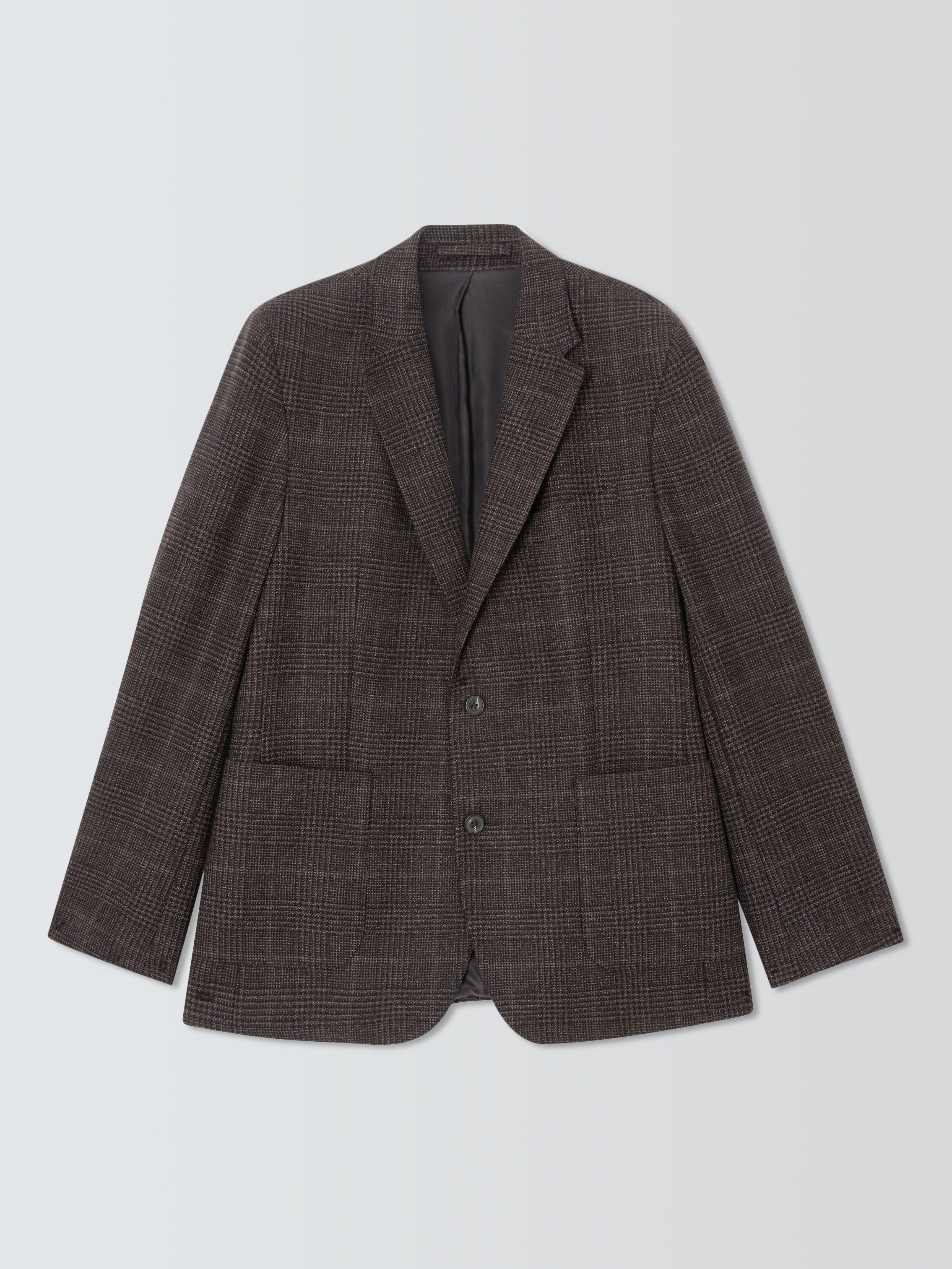 Product image 4 of 7, which shows John Lewis J. Lewis The Check Blazer, Brown Check, Brown Check, 36R
