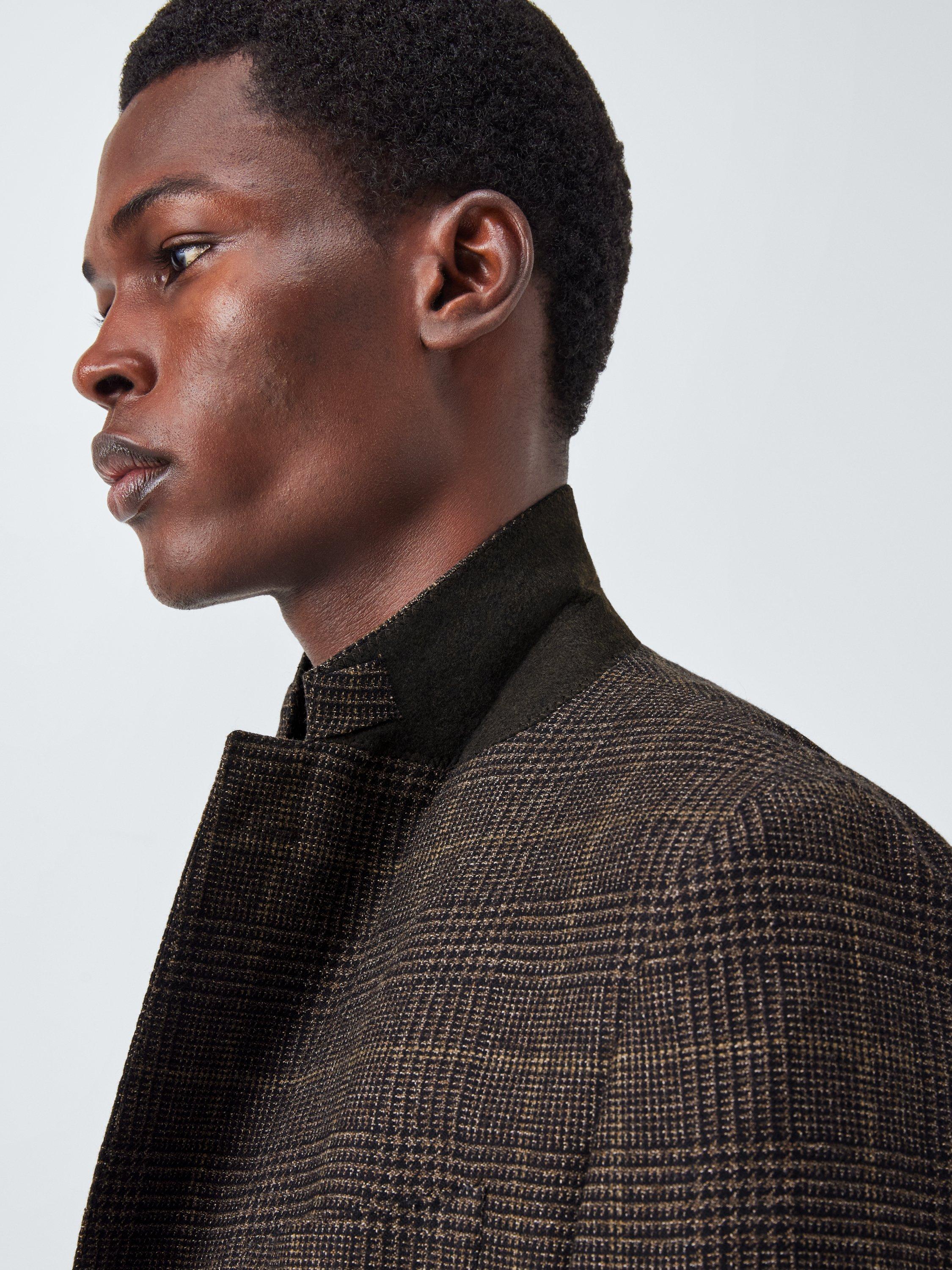 Product image 5 of 7, which shows John Lewis J. Lewis The Check Blazer, Brown Check, Brown Check, 36R