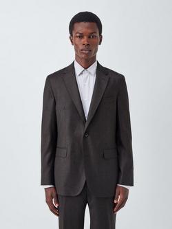 John Lewis J. Lewis The Flannel Suit Jacket, Brown Flannel
