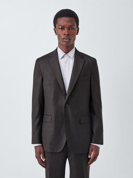 John Lewis J. Lewis The Flannel Suit Jacket, Brown Flannel