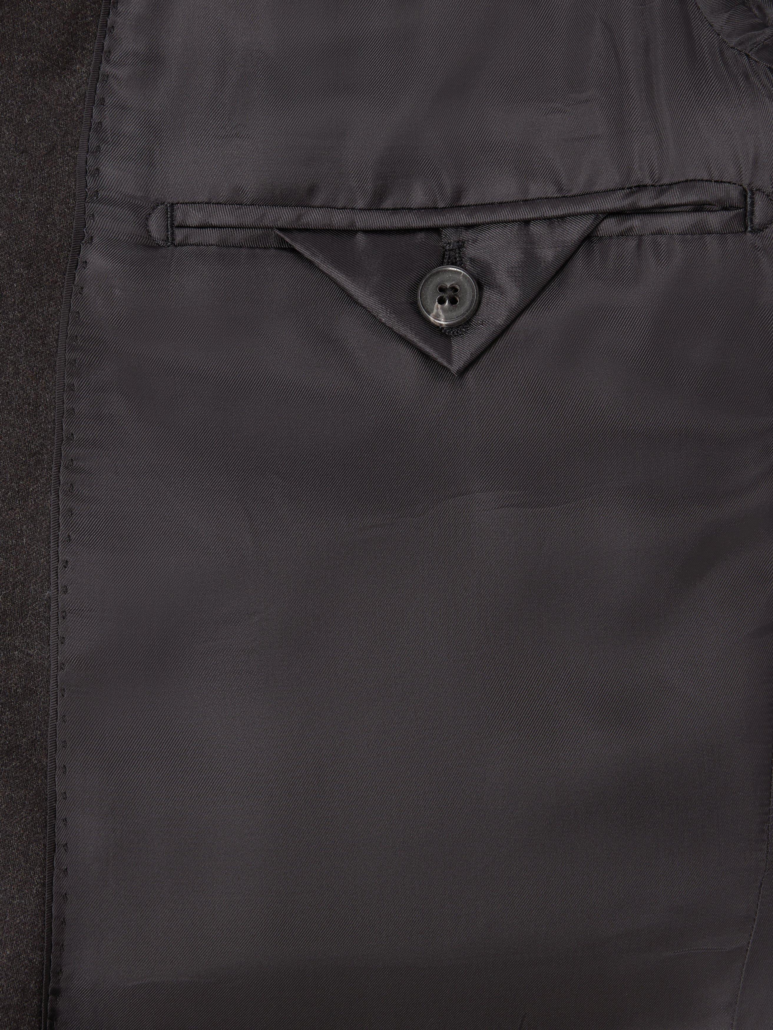 Product image 8 of 8, which shows John Lewis J. Lewis The Flannel Suit Jacket, Brown Flannel, 36R