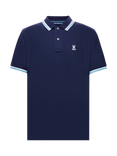 Psycho Bunny Nolan Pique Polo Shirt, Evening Blue