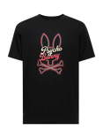 Psycho Bunny Garret Graphic Logo T-Shirt, Black/Multi