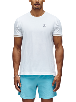 Psycho Bunny Nolan Logo T-Shirt, White