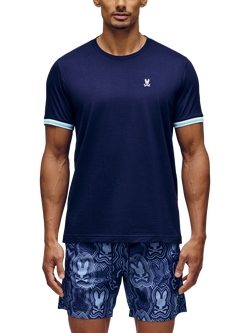 Psycho Bunny Nolan Logo T-Shirt, Evening Blue