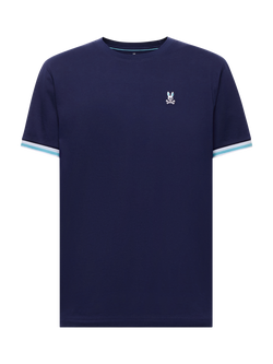 Psycho Bunny Nolan Logo T-Shirt - view 2, Evening Blue