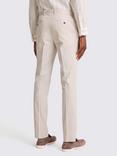 Moss Tailored Fit Cotton Blend Suit Trousers, Beige