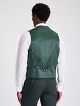 Moss Puppytooth Waistcoat, Green
