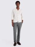 Moss Tailored Fit Wool Trousers, Grey