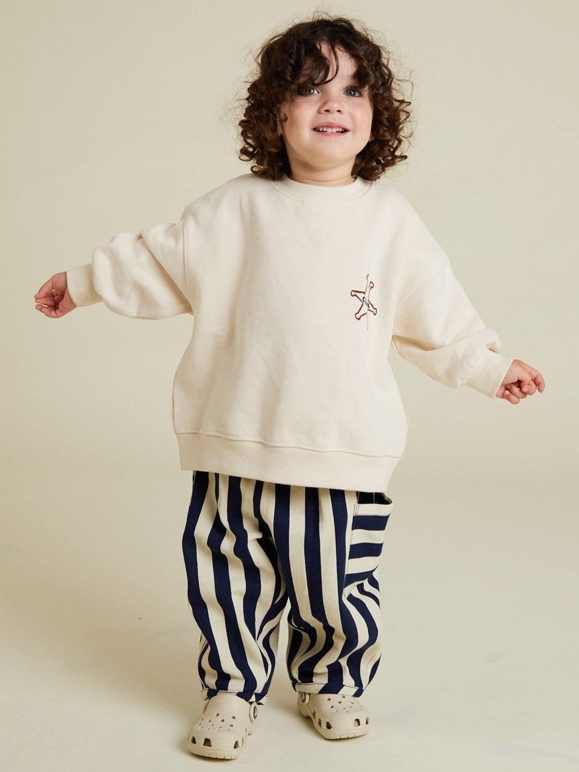 Claude & Co Kids' Carner Cosmic Sweater, Ecru